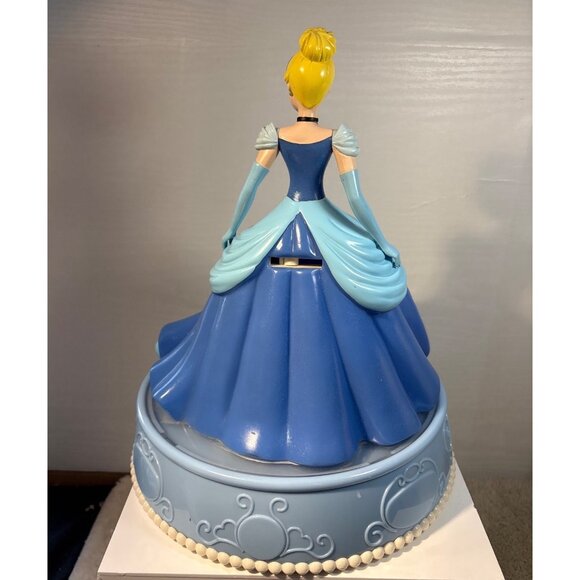 Disney Cinderella Coin Bank Musical Lighted Rotating Figurine 11" - Picture 5 of 11